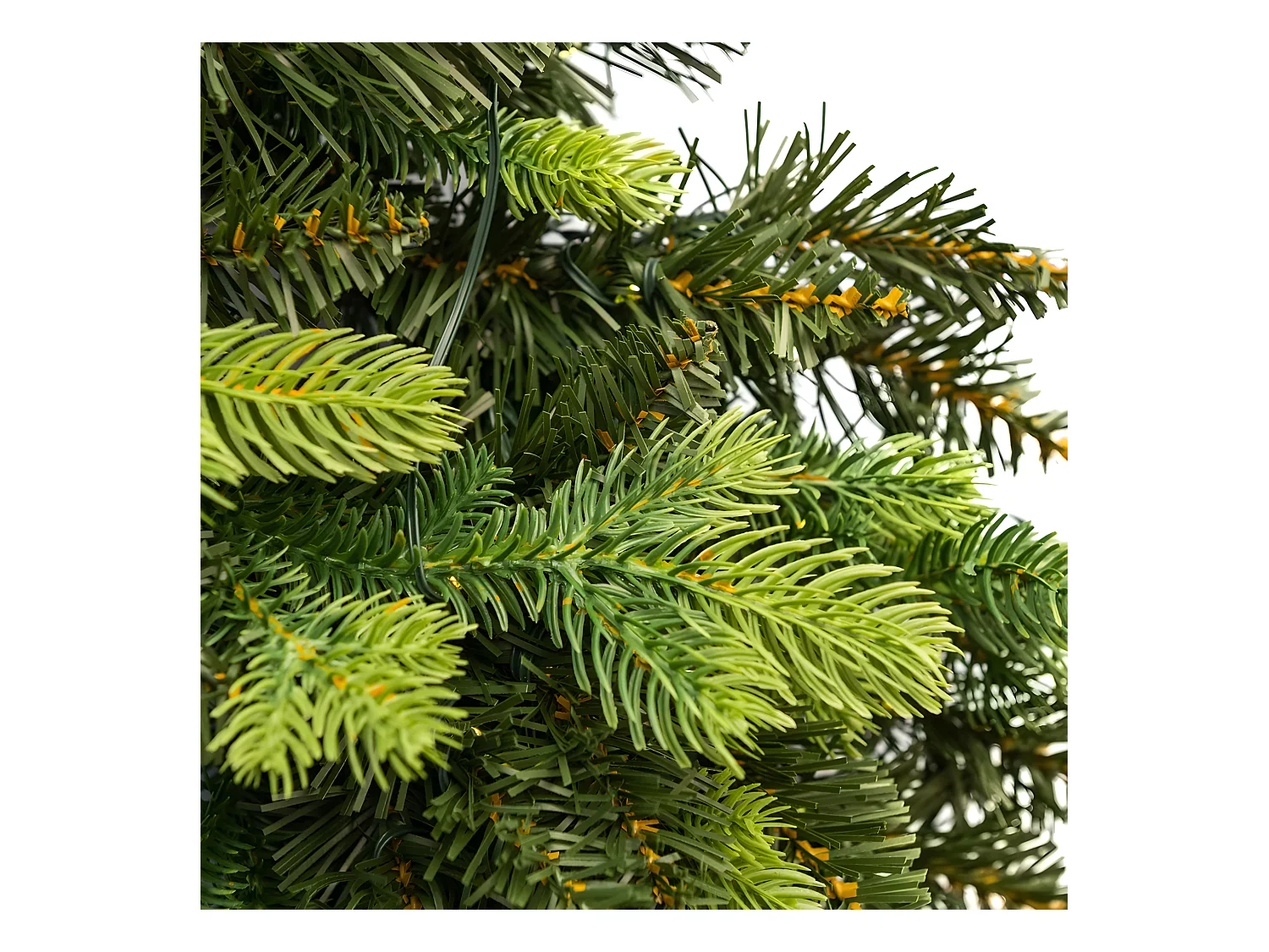 Festone natalizio "Justin" con 200 led ghirlanda in PE effetto Real Touch 270 cm