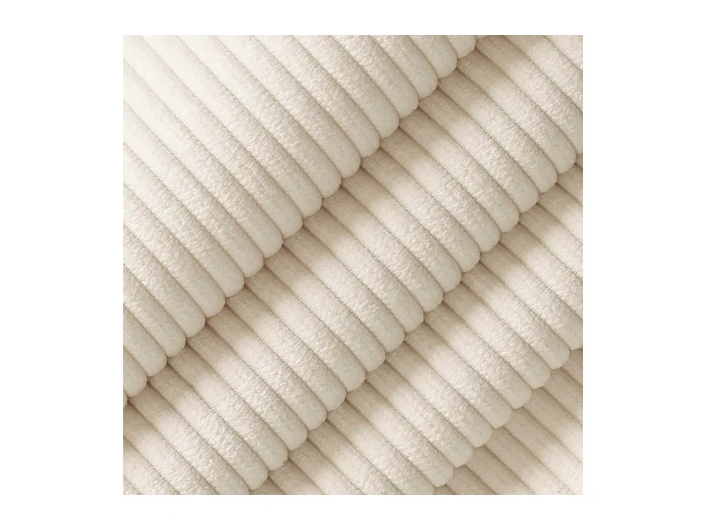 Lit double 160×200 avec lampe de lecture et port USB Type-C, structure en bois massif et métal, beige-blanc, tissu côtelé (sans matelas)