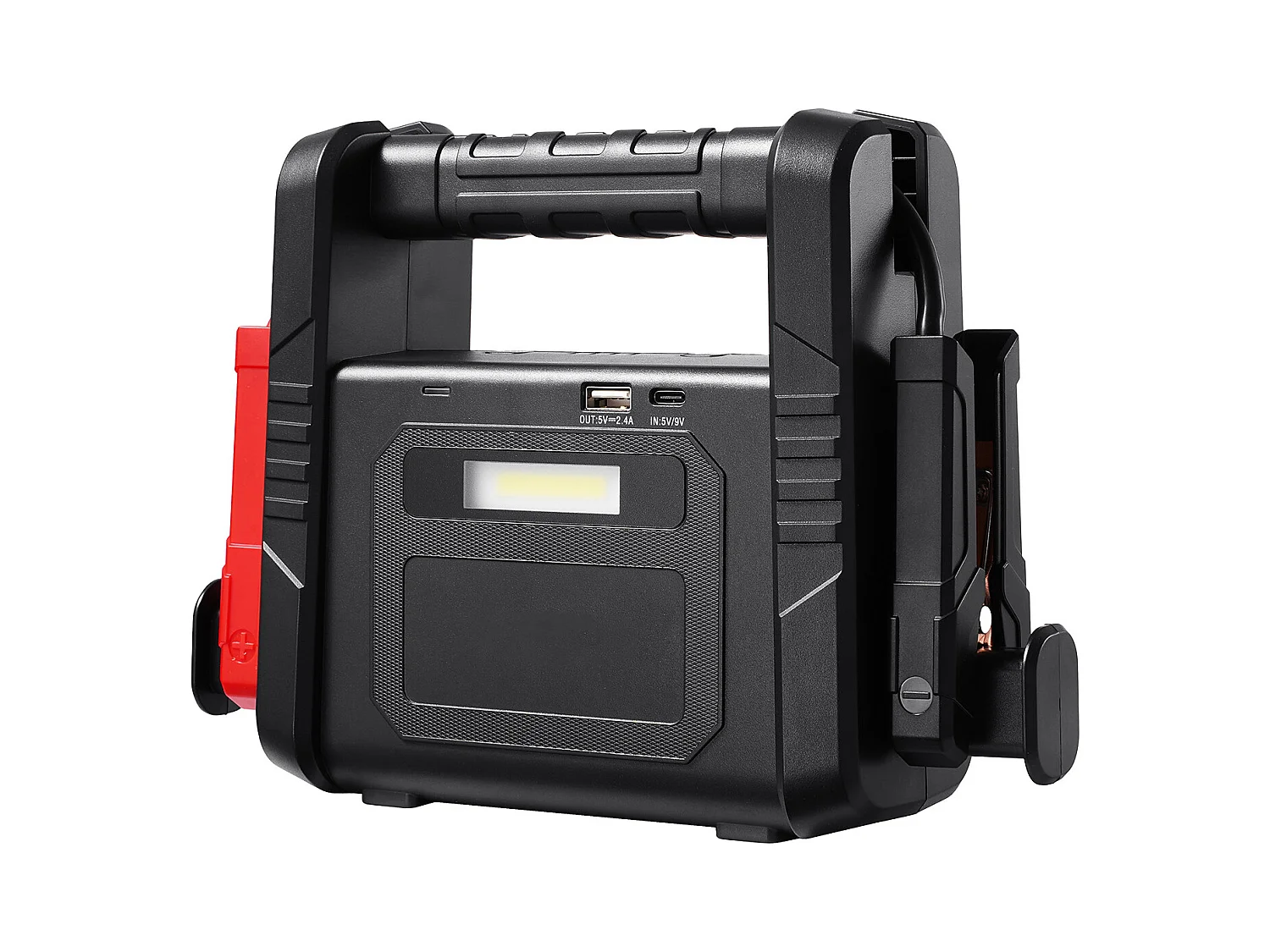 Booster Batterie Voiture SucceBuy, 4000 A, Démarreur de Batterie Voiture Portable avec Câbles de Démarrage, Écran LCD, Lumière LED, Boîte de Démarrage au Lithium