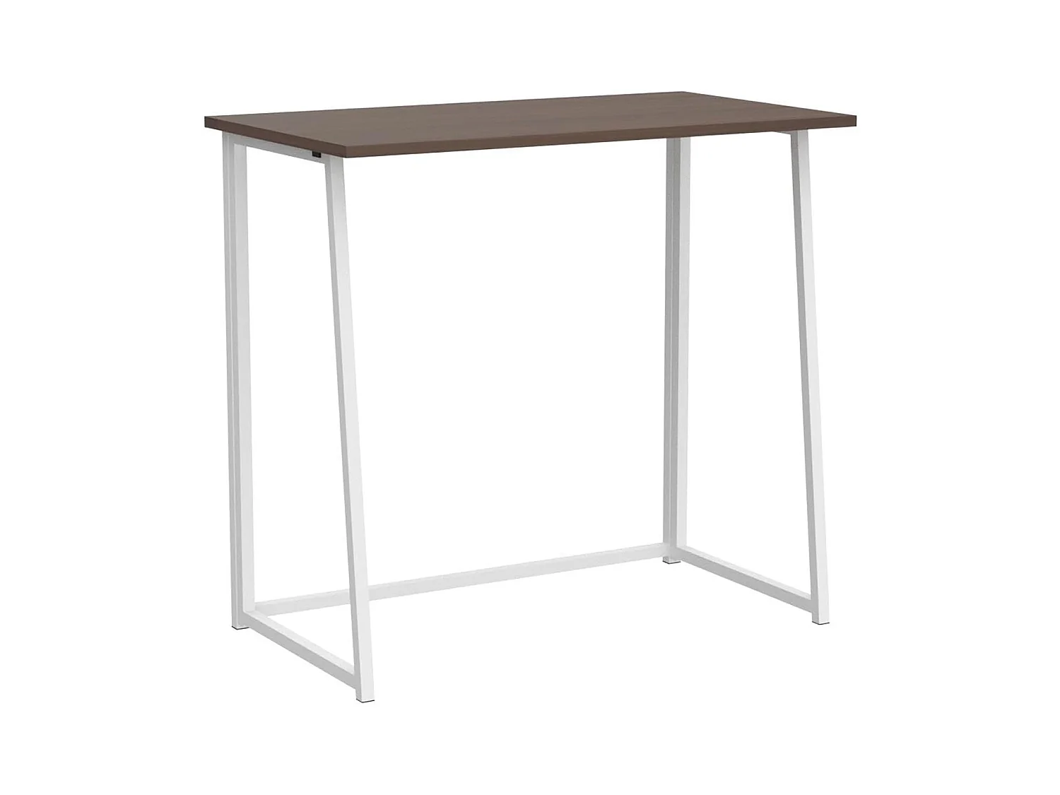 Table de Bureau Pliante Bureau Informatique Pliable Petit Table d'Ordinateur pour Bureau Domicile 80 x 45 x 74 cm - Brun