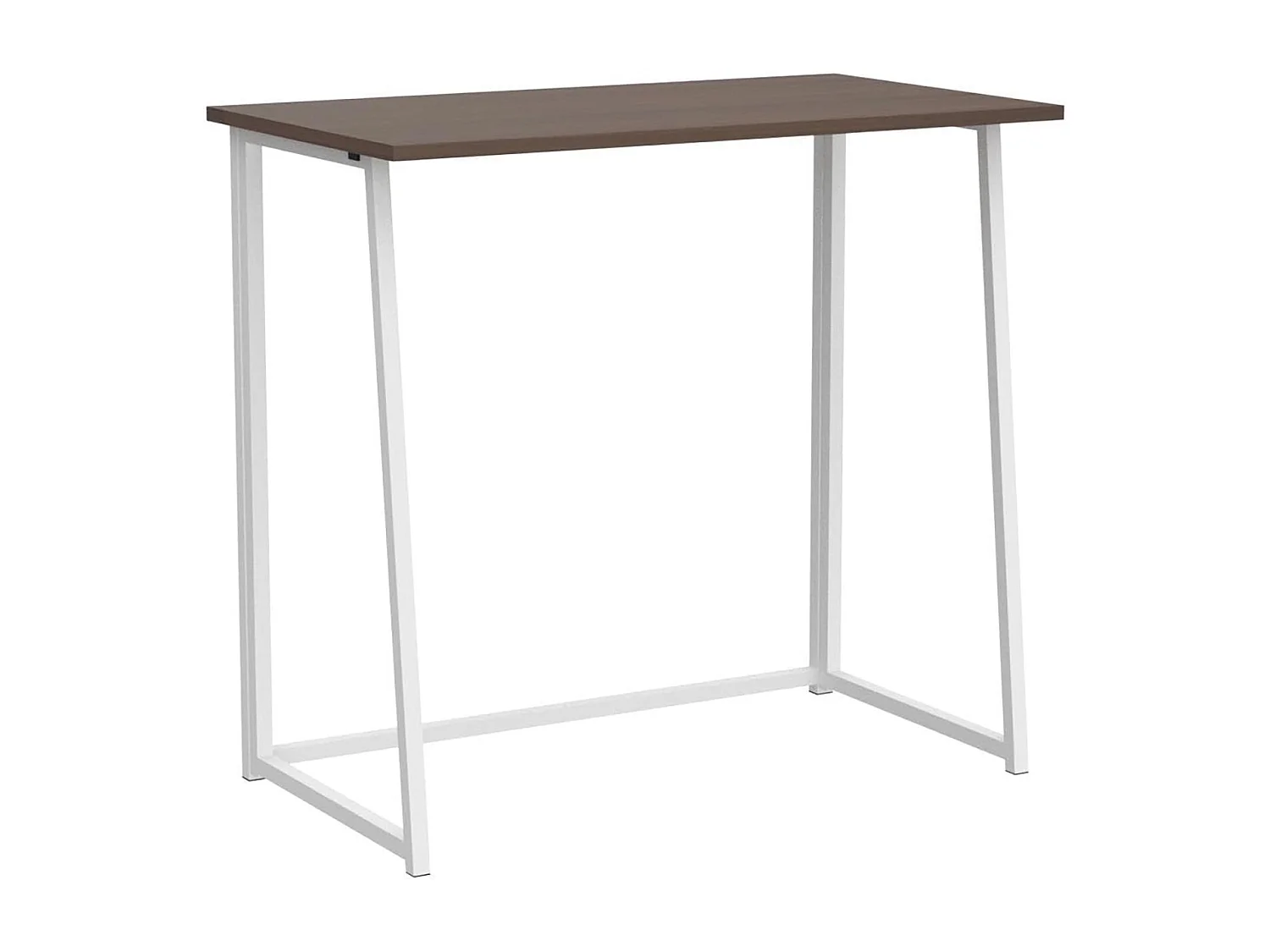 Table de Bureau Pliante Bureau Informatique Pliable Petit Table d'Ordinateur pour Bureau Domicile 80 x 45 x 74 cm - Brun