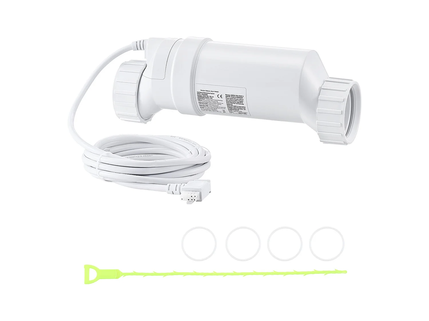 Système de Chloration SucceBuy d'Eau Salée, pour Piscines Creusées de 151,4 kL, Cellule de Chloration de Piscine, Compatible avec Hayward W3T-Cell-15 (T15)