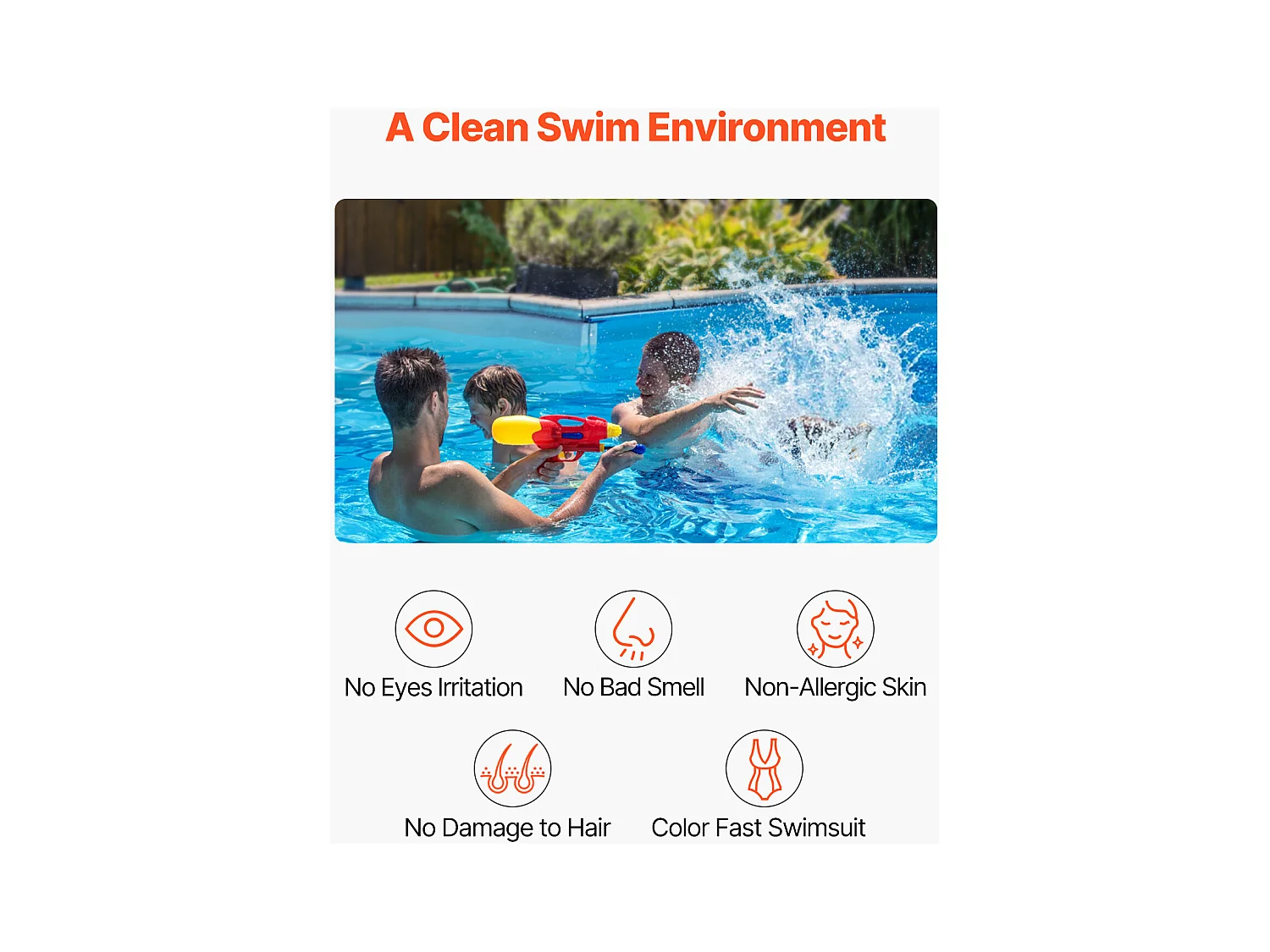 Système de Chloration SucceBuy d'Eau Salée, pour Piscines Creusées de 151,4 kL, Cellule de Chloration de Piscine, Compatible avec Hayward W3T-Cell-15 (T15)