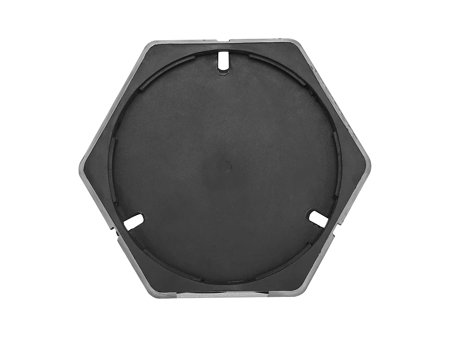 Lot de 6 Patins SucceBuy pour Cric de Caravane Camping-car en Caoutchouc, Stabilisateur de Cric Fixé de Manière Permanente Rond 22,8 cm, Capacité 2268 kg