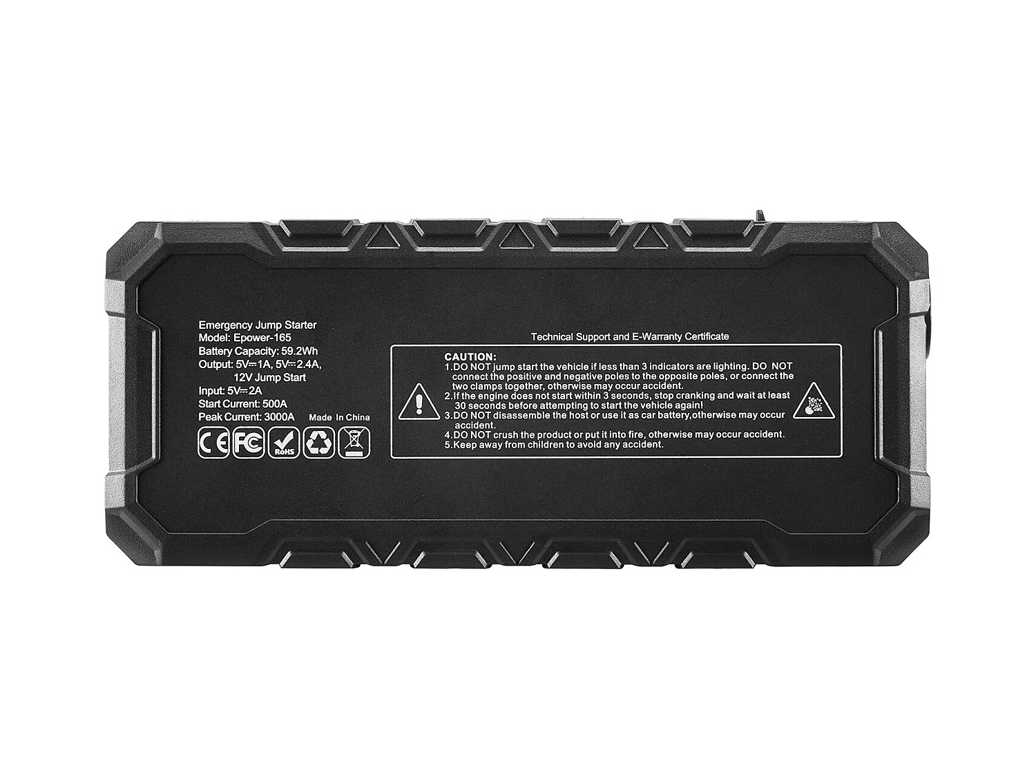 Booster Batterie Voiture SucceBuy, 3000 A, Démarreur de Batterie Voiture Portable avec Câbles de Démarrage, Écran LCD, Lumière LED, Boîte de Démarrage au Lithium