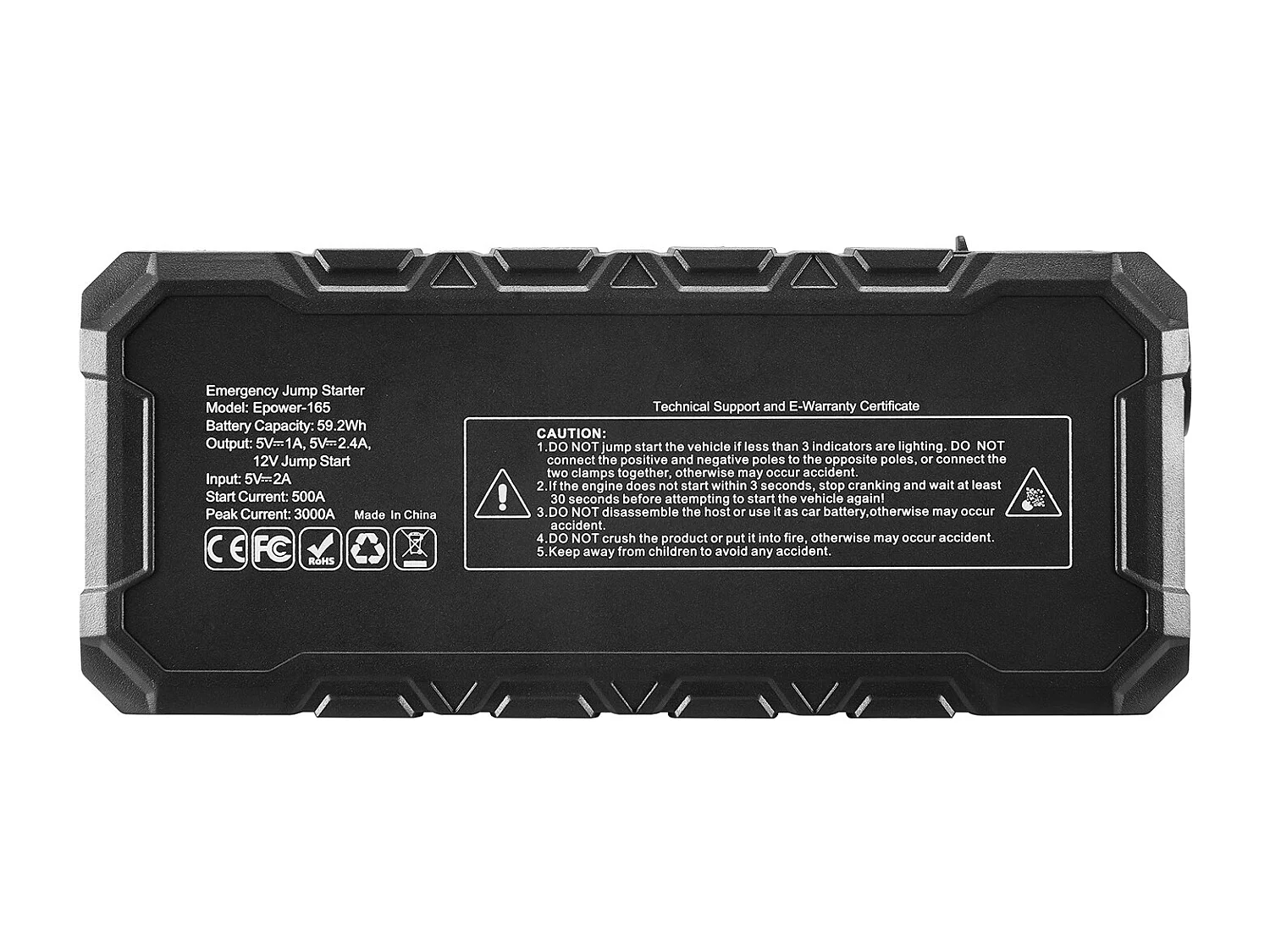 Booster Batterie Voiture SucceBuy, 3000 A, Démarreur de Batterie Voiture Portable avec Câbles de Démarrage, Écran LCD, Lumière LED, Boîte de Démarrage au Lithium