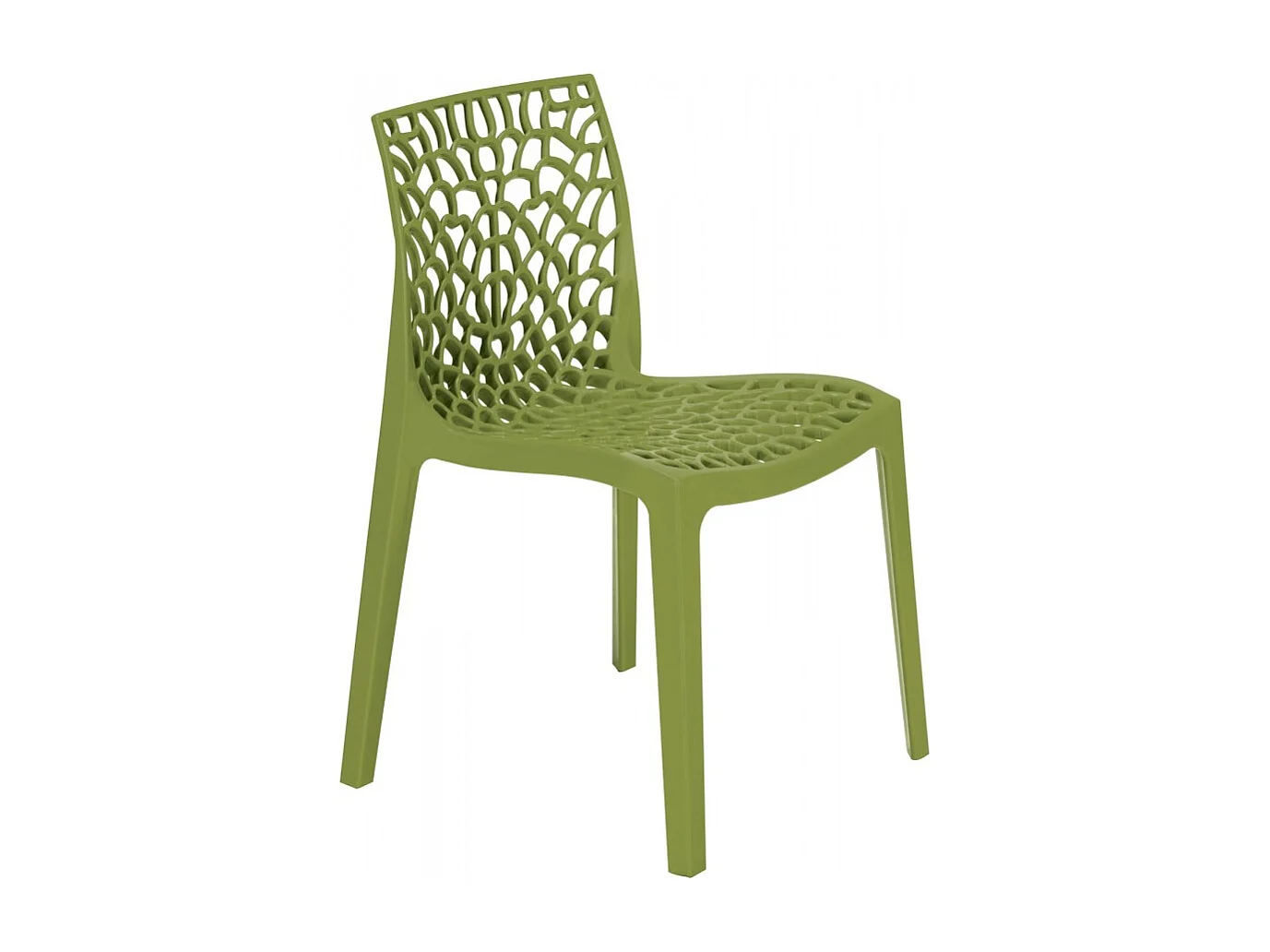 SET 2 SEDIE DESIGN Cucina Bar in Polipropilene Impilabili