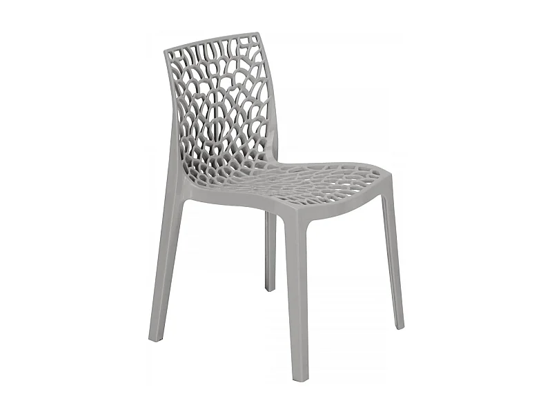 SET 2 SEDIE DESIGN Cucina Bar in Polipropilene Impilabili