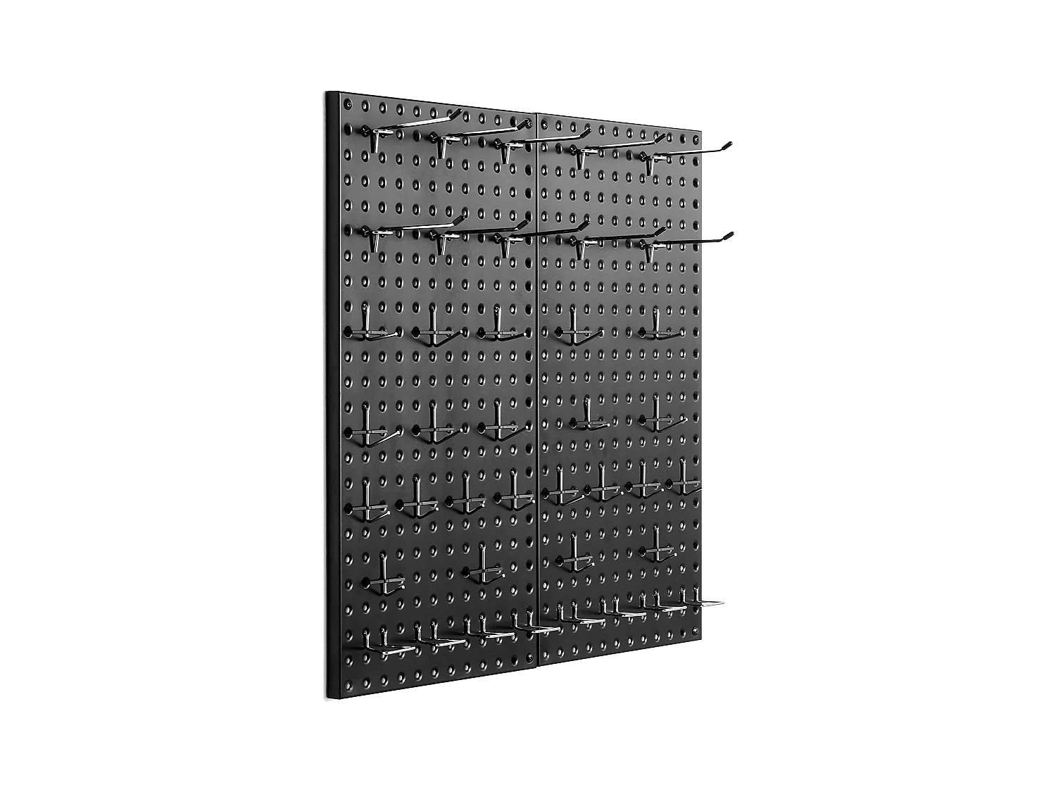 Geperforeerde Metalen Panelen SucceBuy, 2 Panelen, 609,6x304,8 mm, voor Garagegereedschap