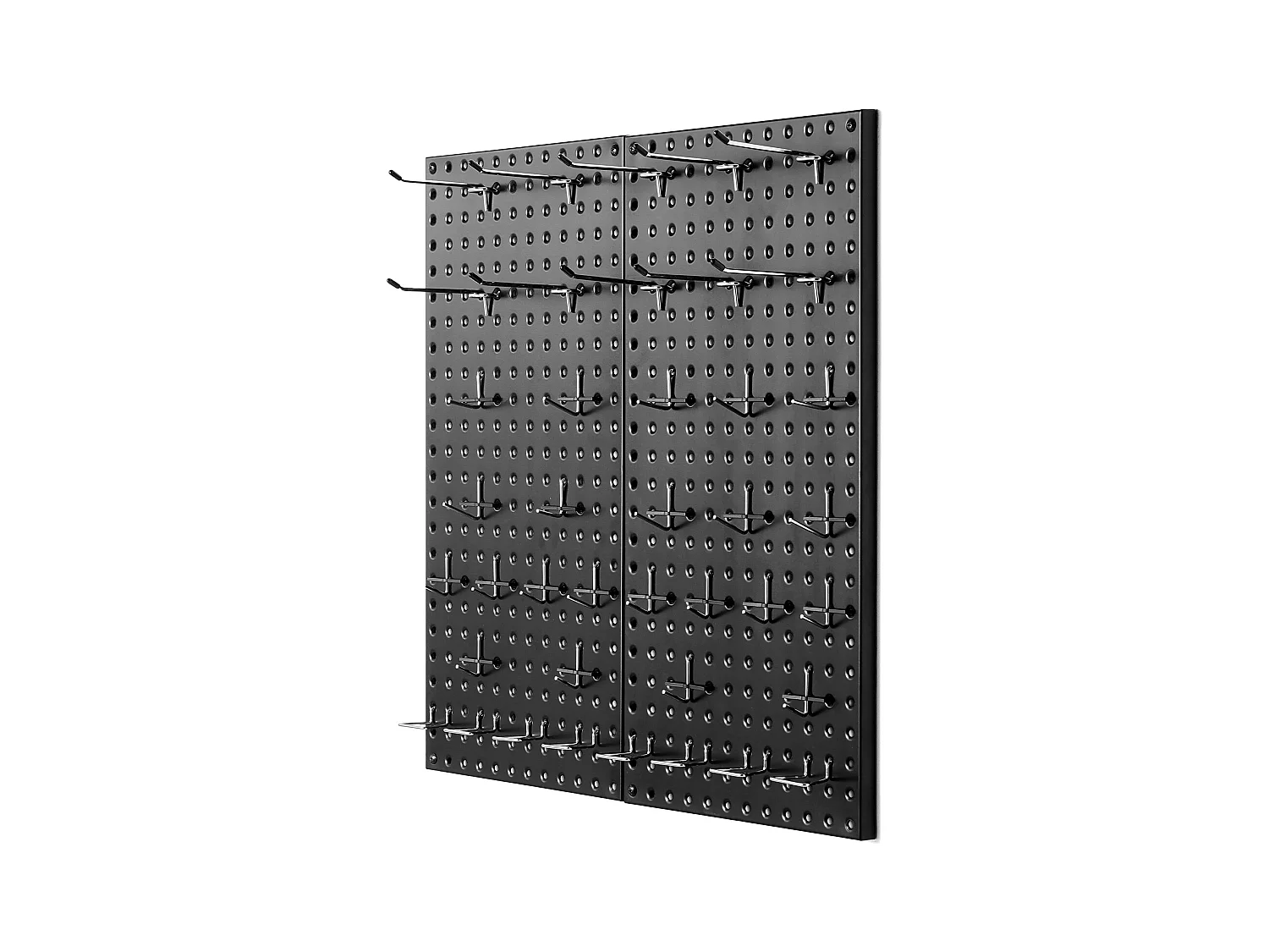 Geperforeerde Metalen Panelen SucceBuy, 2 Panelen, 609,6x304,8 mm, voor Garagegereedschap