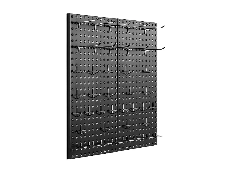 Painéis Perfurados em Metal SucceBuy, 2 Painéis, 609,6 x 304,8 mm, para Ferramentas de Garagem