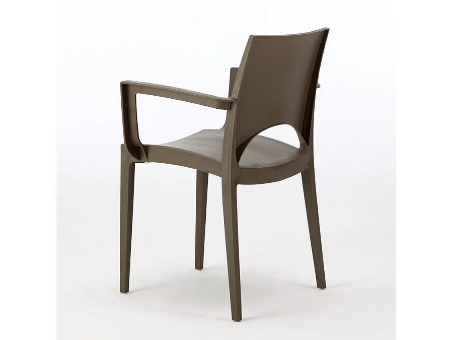 SET 2 POLTRONE Da Giardino Piscina Economiche Colorate e Impilabili