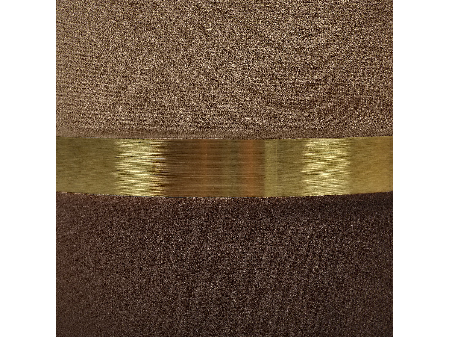 Lot de 2 poufs avec rangement WICHITA Velours Marron