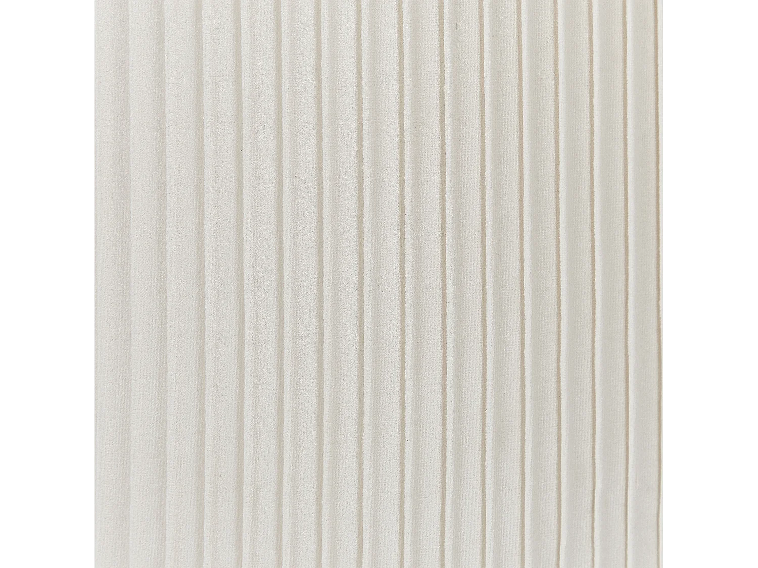 Lot de 2 poufs avec rangement CAMDENTON Velours Blanc cassé