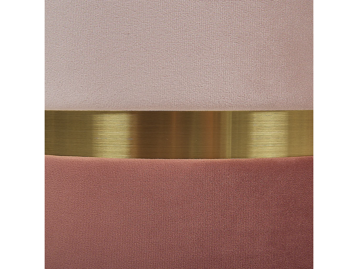 Lot de 2 poufs avec rangement WICHITA Velours Rose