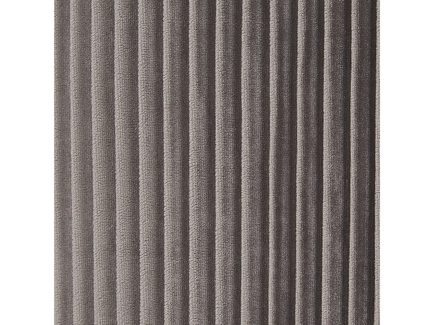 Set di 2 pouf contenitore MIRAMAR Velluto Grigio 35/31 cm 35/31 cm 44/39 cm