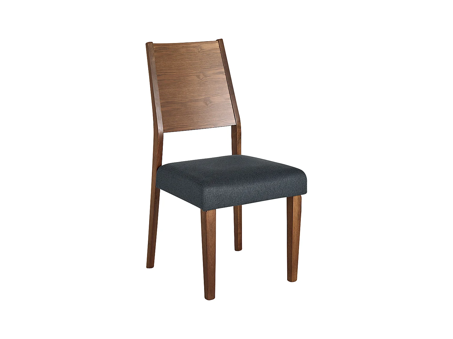 Conjunto de 2 sillas de comedor ELMIRA Madera Gris