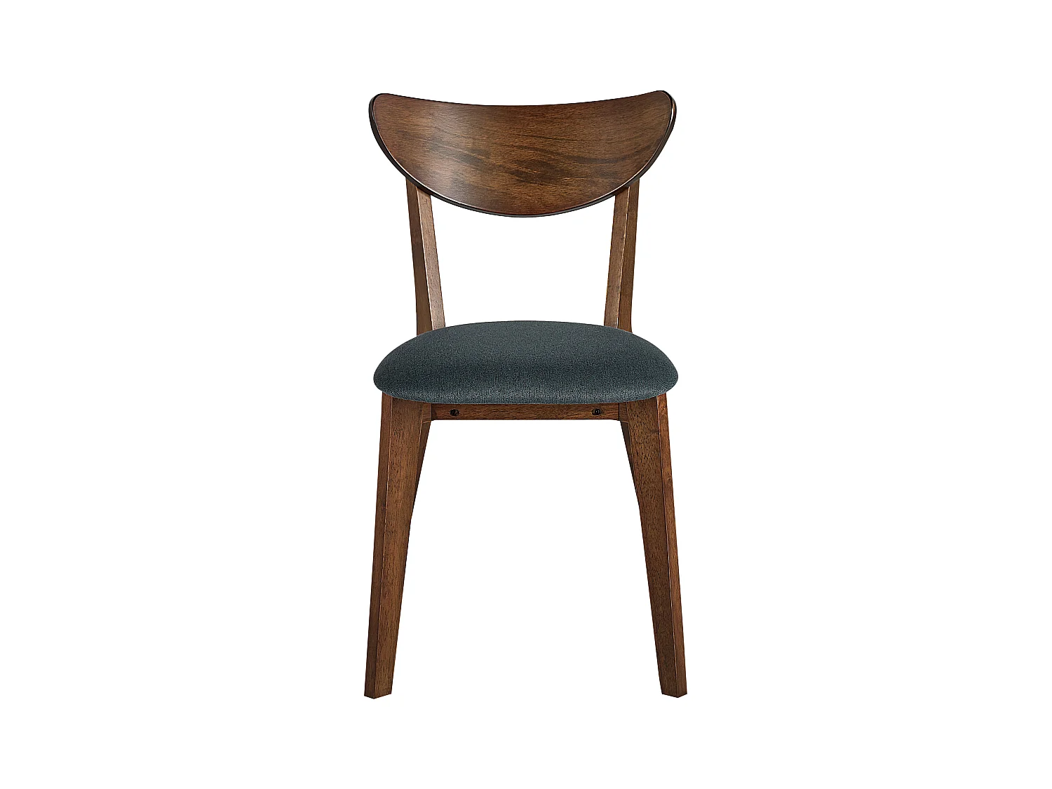 Set van 2 eetkamerstoelen ERIE Hout Grijs