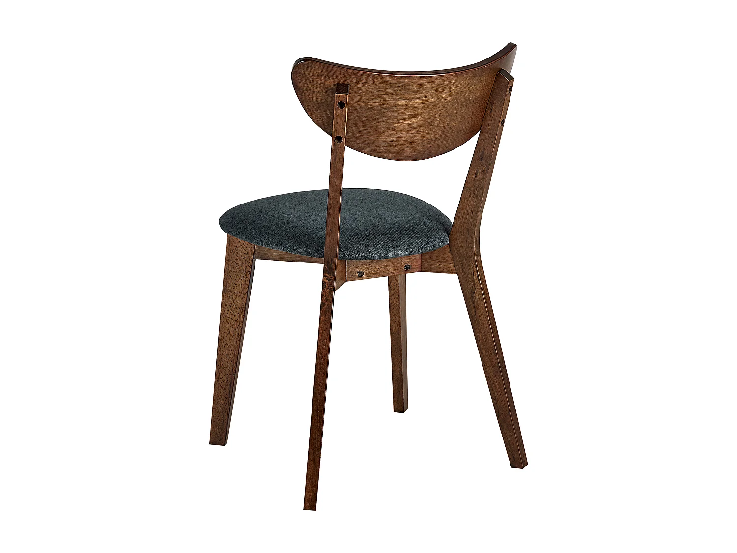 Set van 2 eetkamerstoelen ERIE Hout Grijs