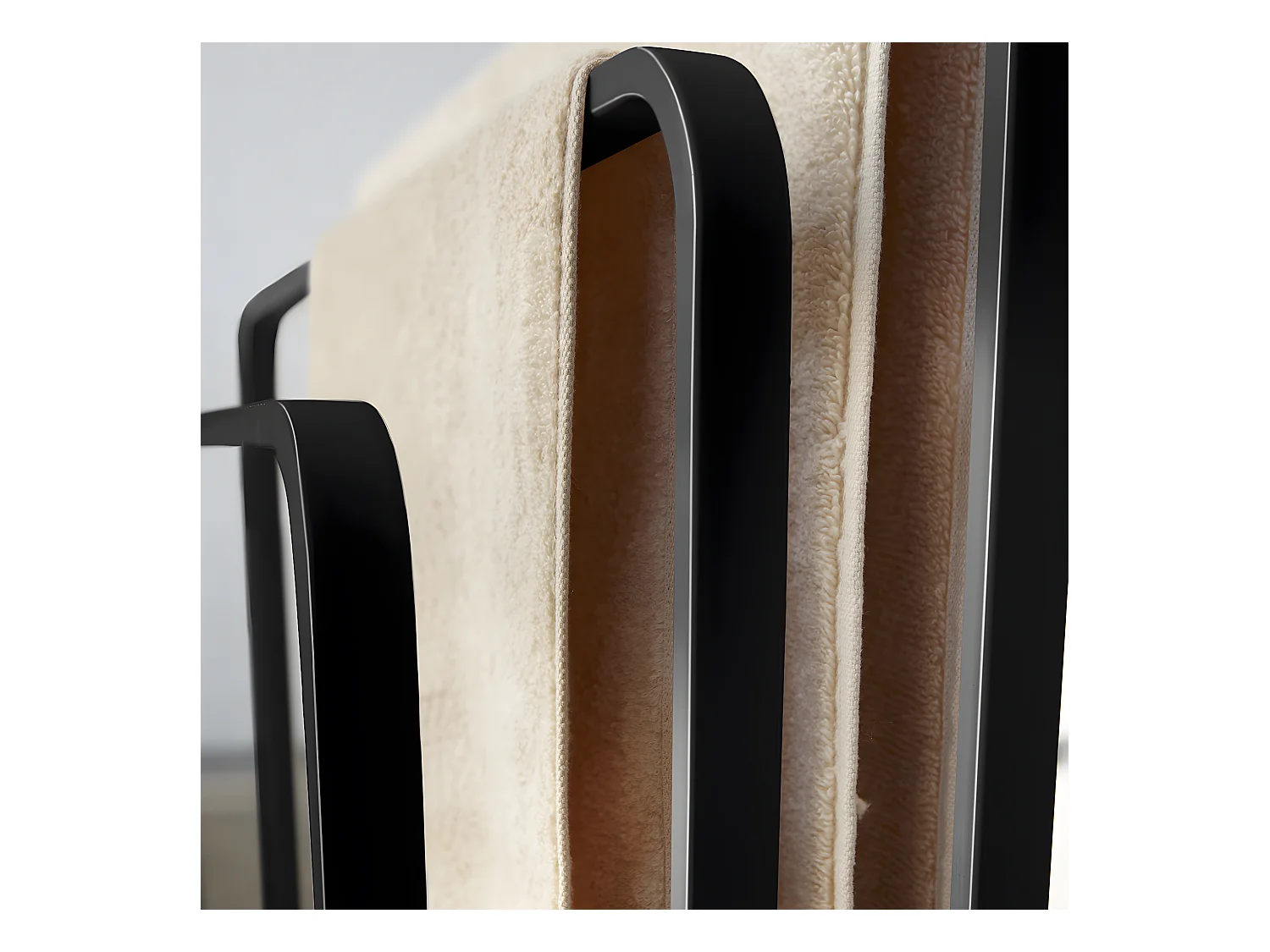 Porta asciugamani a 4 barre- L70 cm