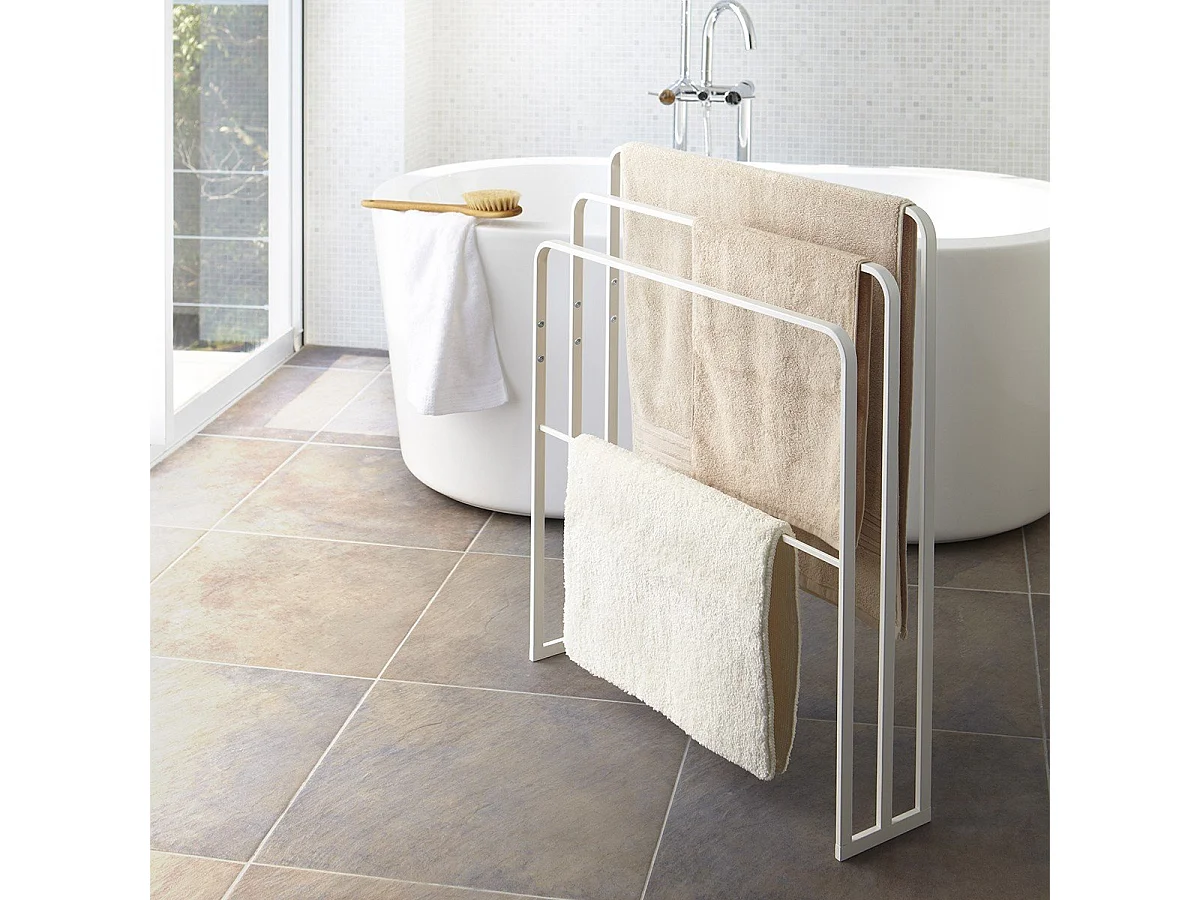 Wieszak na ręczniki z 4 prętami - 70 cm