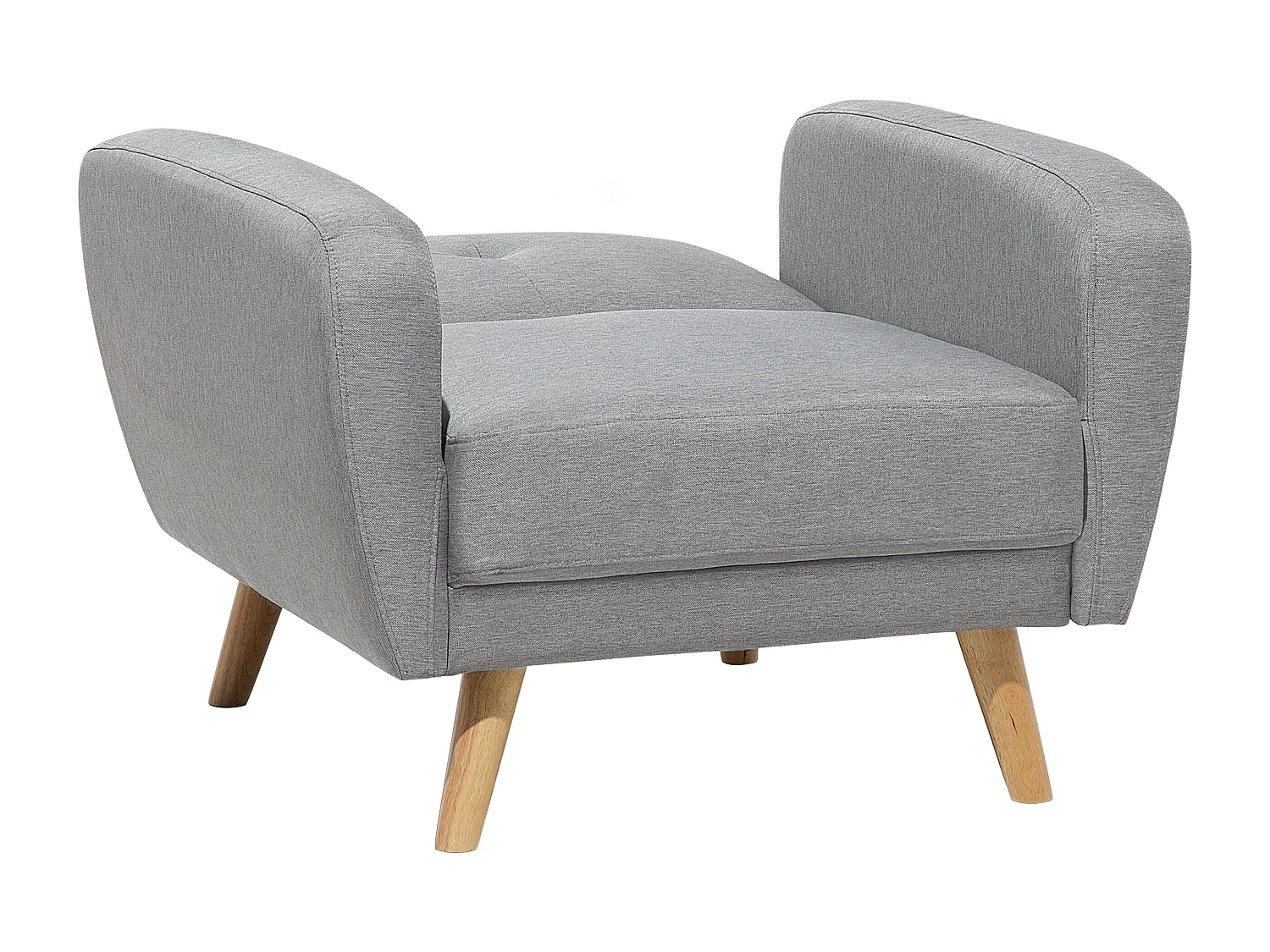 Relaxfauteuil FLORLI Stof Lichtgrijs