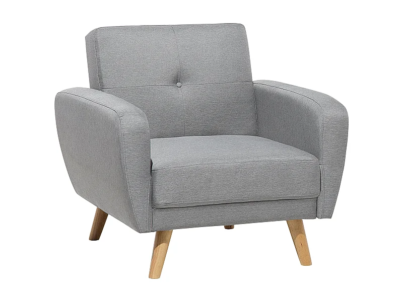 Fauteuil inclinable FLORLI Tissu Gris clair