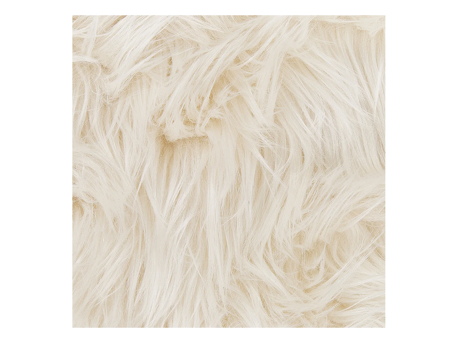 Tapis en fausse fourrure MAMUNGARI Beige 60 x 180 cm