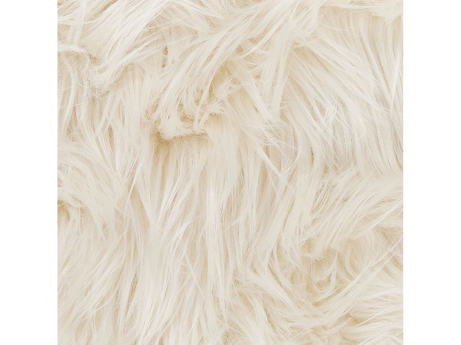 Tapis en fausse fourrure MAMUNGARI Beige 60 x 180 cm