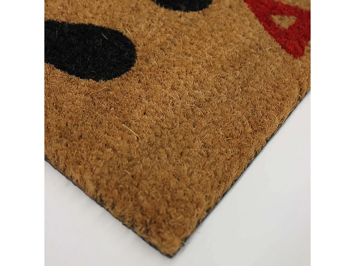 Paillasson en Coco "Bienvenue à Tous" 40x60cm Naturel