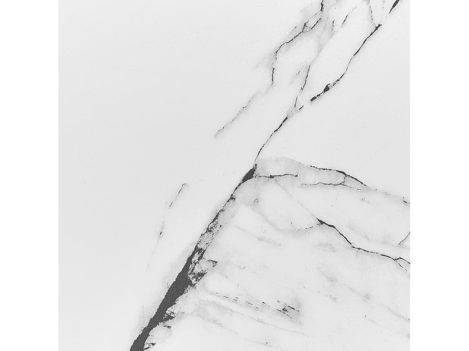 Mesa de apoio PANDALE Mármore branco