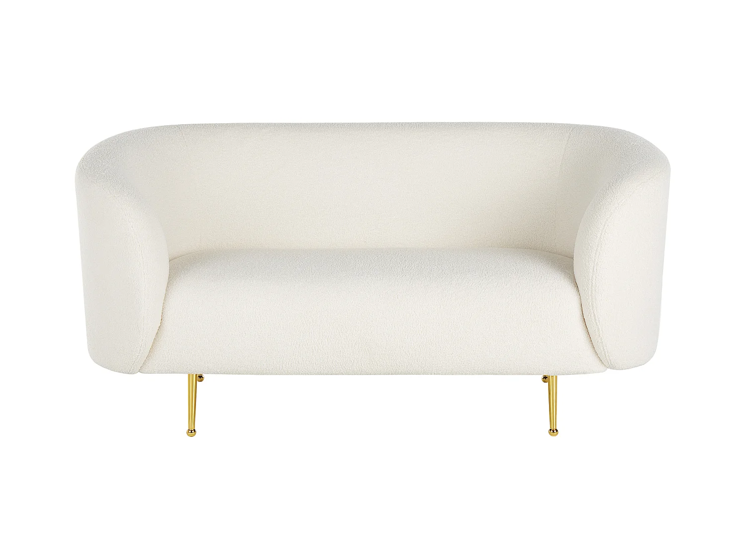 Bankenset LOEN Bouclé Wit 6-zitter