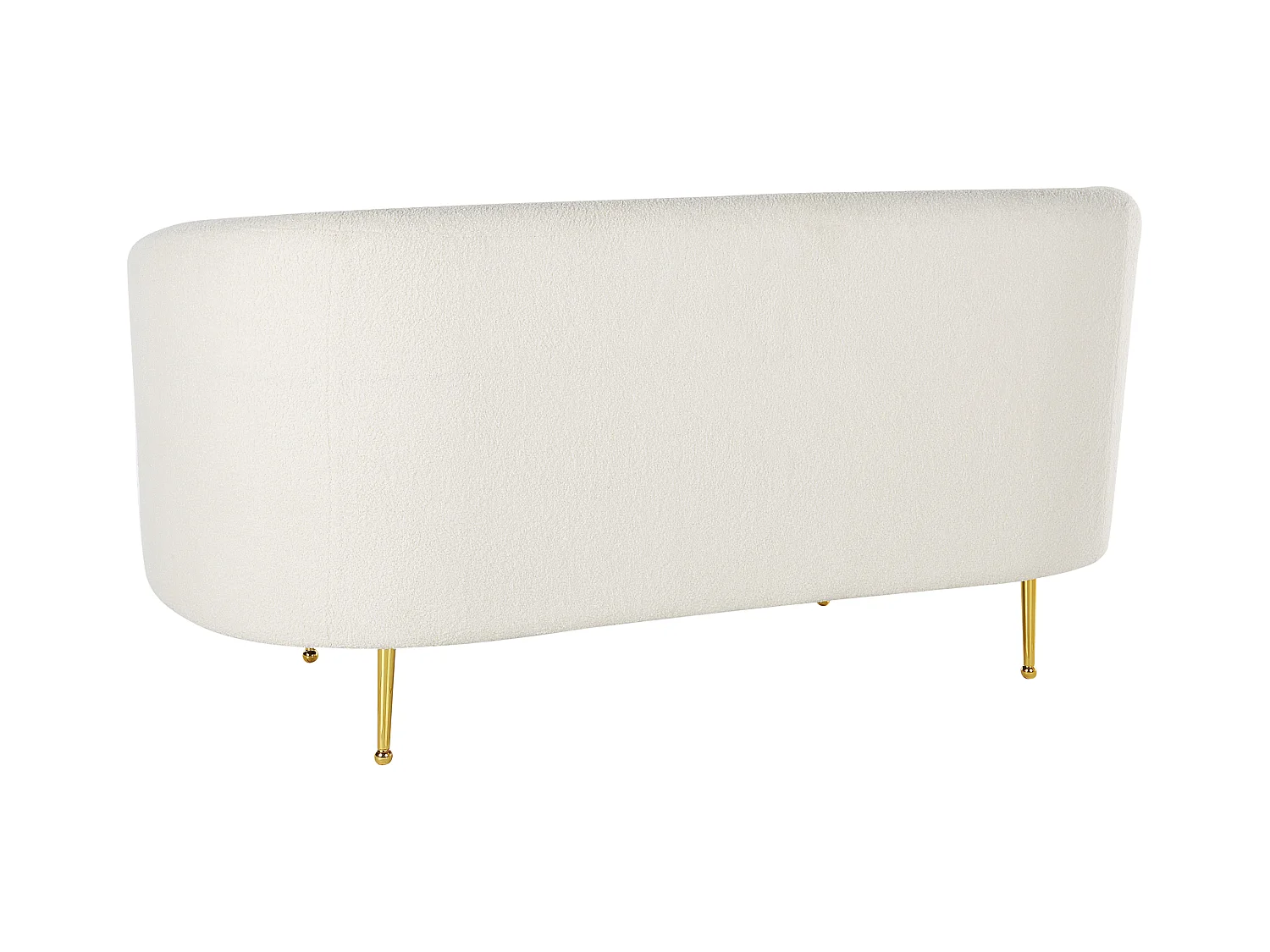 Bankenset LOEN Bouclé Wit 6-zitter