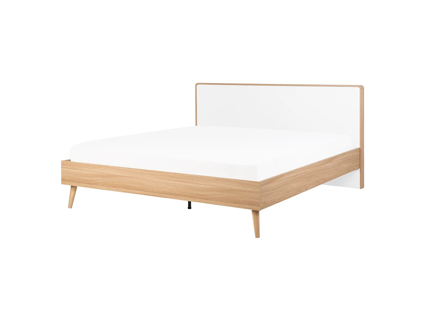 Bed SERRIS 160 x 200 cm (EU King Size) Light Brown