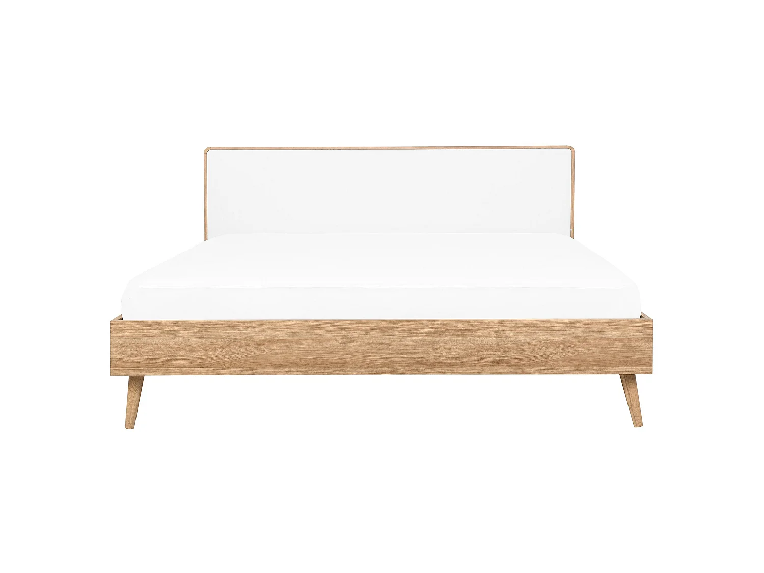 Bed SERRIS 160 x 200 cm (EU King Size) Light Brown