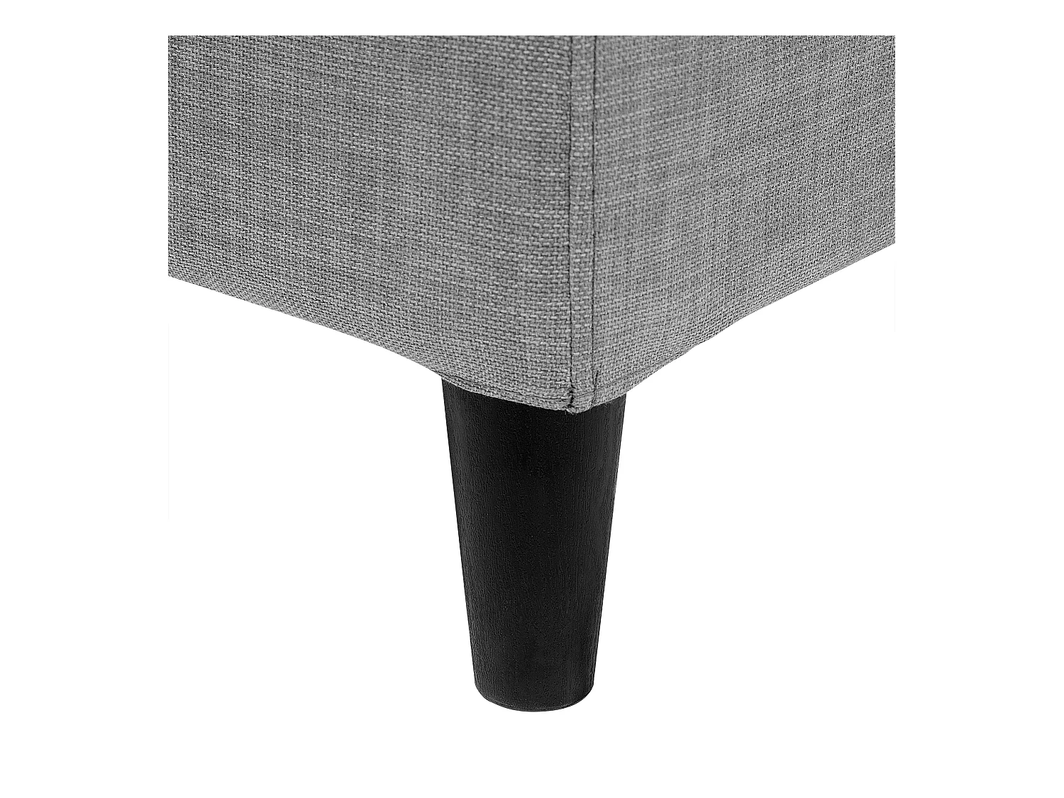 Bed Stof FITOU 180 x 200 cm Lichtgrijs