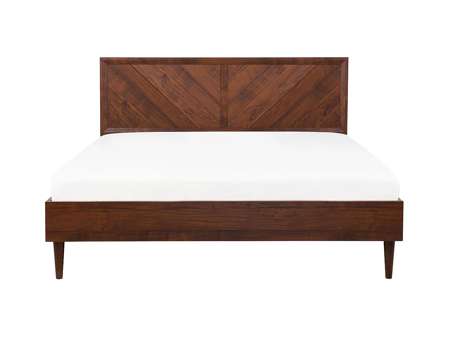 Bed MIALET 180 x 200 cm Donkerbruin