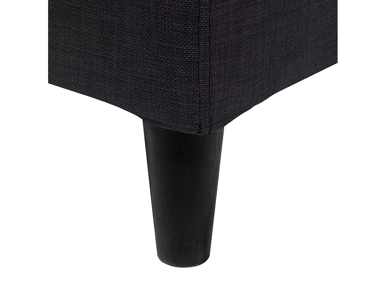 Letto Tessuto FITOU 180 x 200 cm Nero