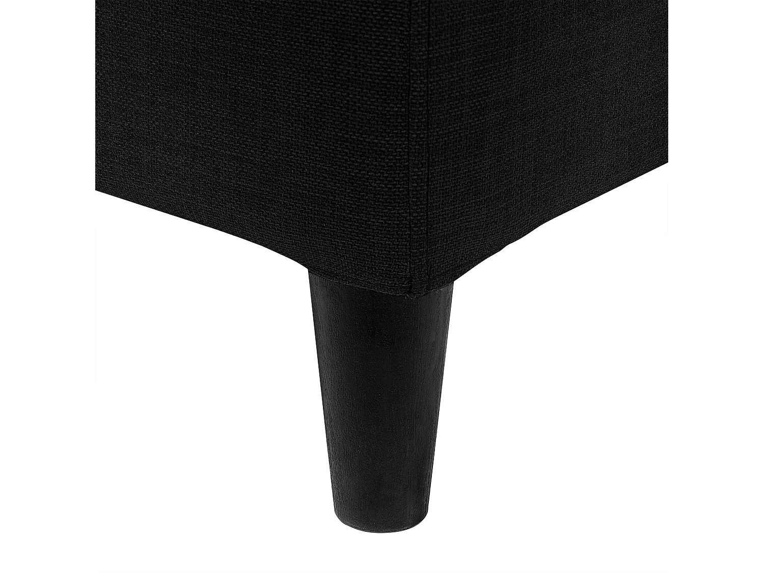 Letto Tessuto FITOU 180 x 200 cm Nero