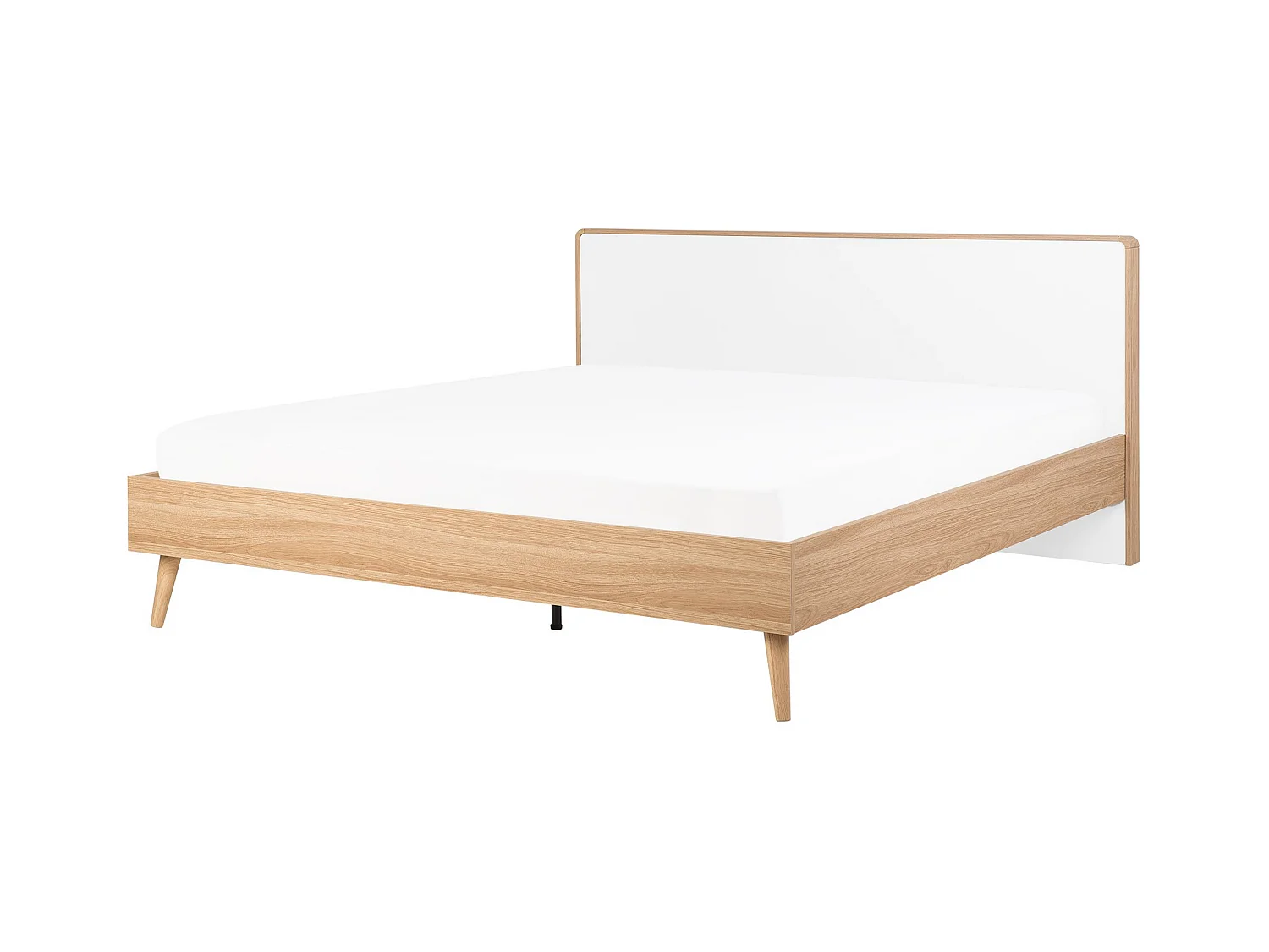 Lit avec sommier SERRIS 180 x 200 cm Marron clair