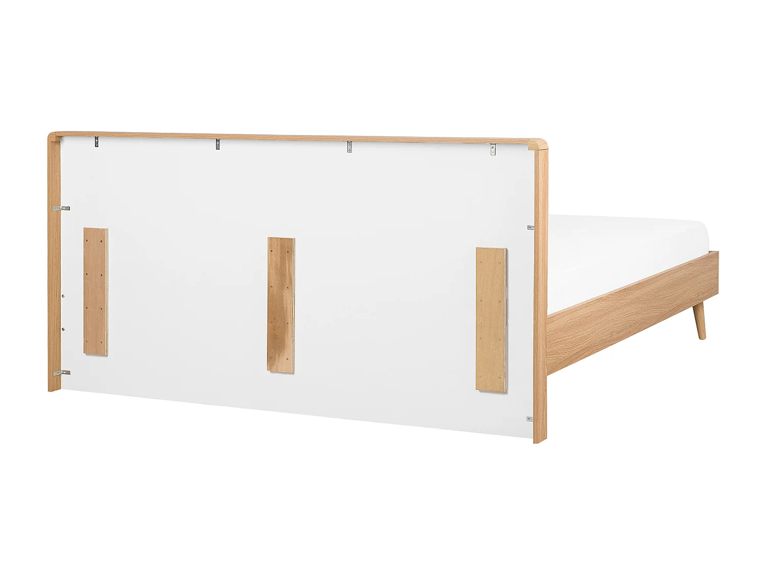 Lit avec sommier SERRIS 180 x 200 cm Marron clair