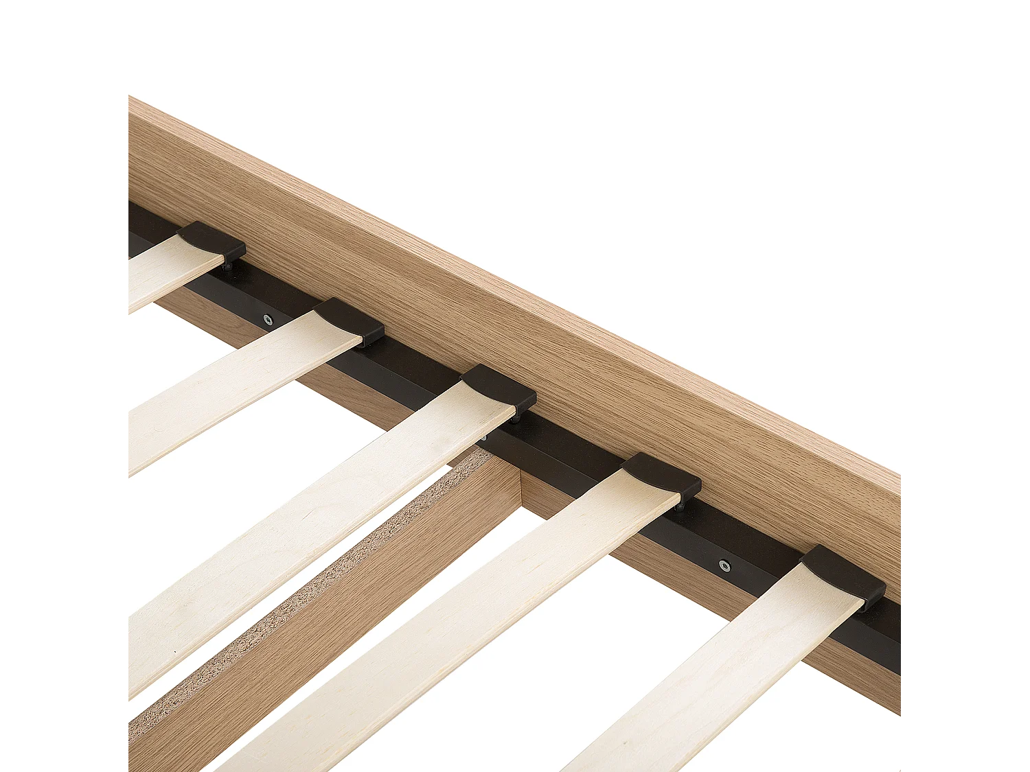 Bed SERRIS 180 x 200 cm Lichtbruin