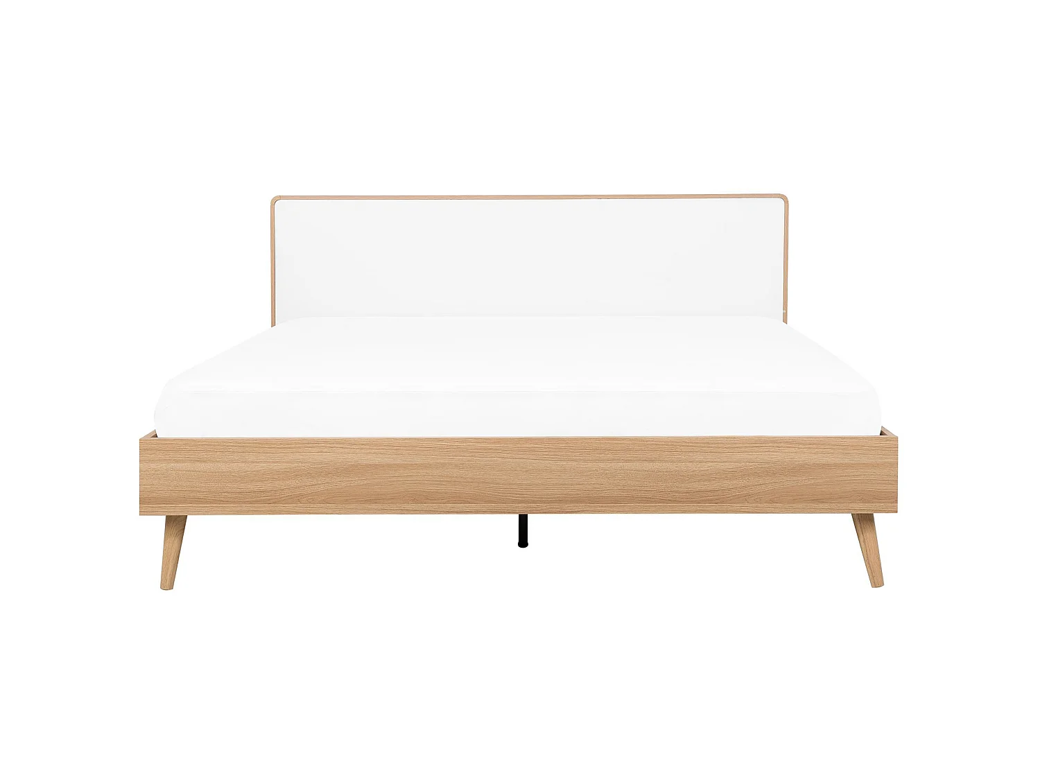 Lit avec sommier SERRIS 180 x 200 cm Marron clair