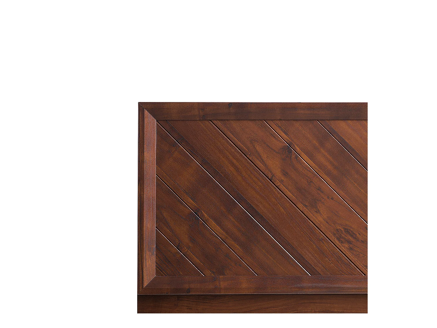 Lit avec sommier MIALET 160 x 200 cm Marron foncé