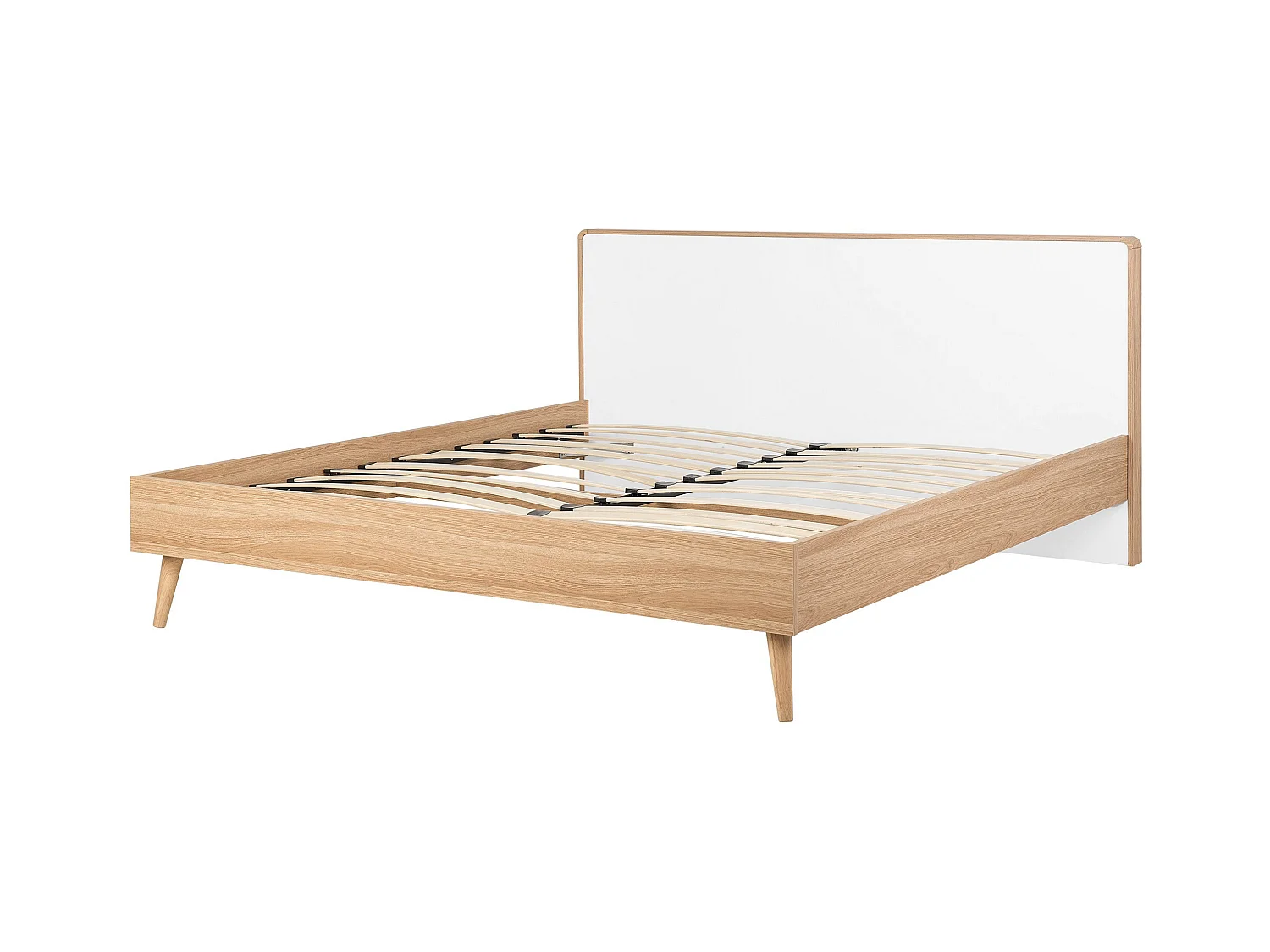 Letto Legno SERRIS 140 x 200 cm Legno chiaro