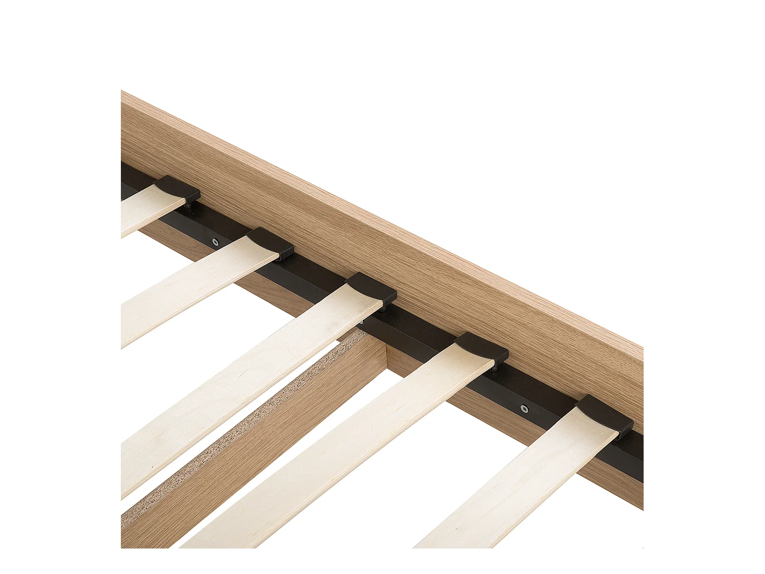 Letto Legno SERRIS 140 x 200 cm Legno chiaro