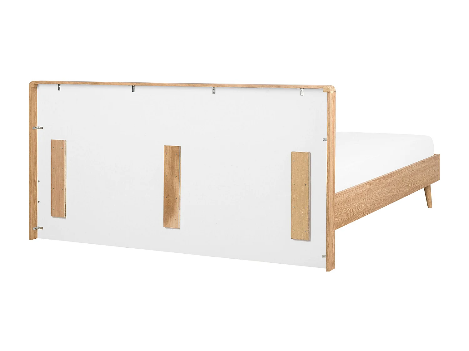 Lit avec sommier SERRIS 140 x 200 cm Marron clair