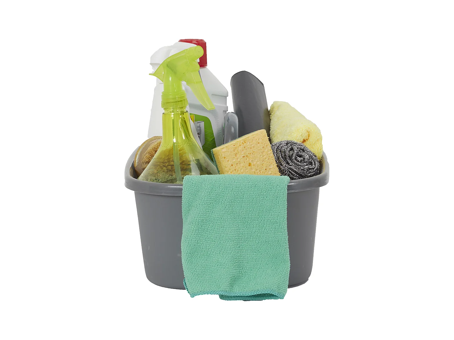 Bac de Rangement 40x25x19cm Gris - Boîte de Rangement