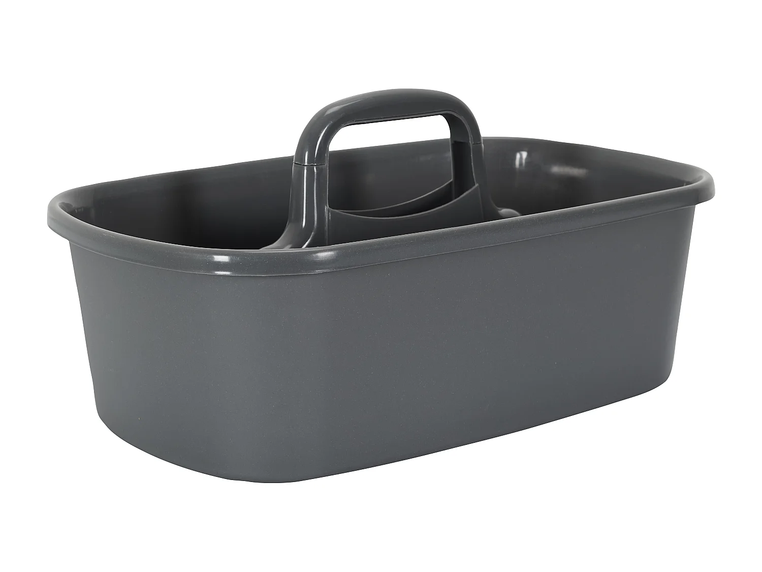 Bac de Rangement 40x25x19cm Gris - Boîte de Rangement