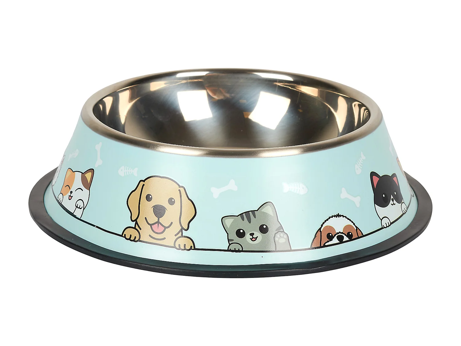 Gamelle Anti Derapante Bleu, Rose